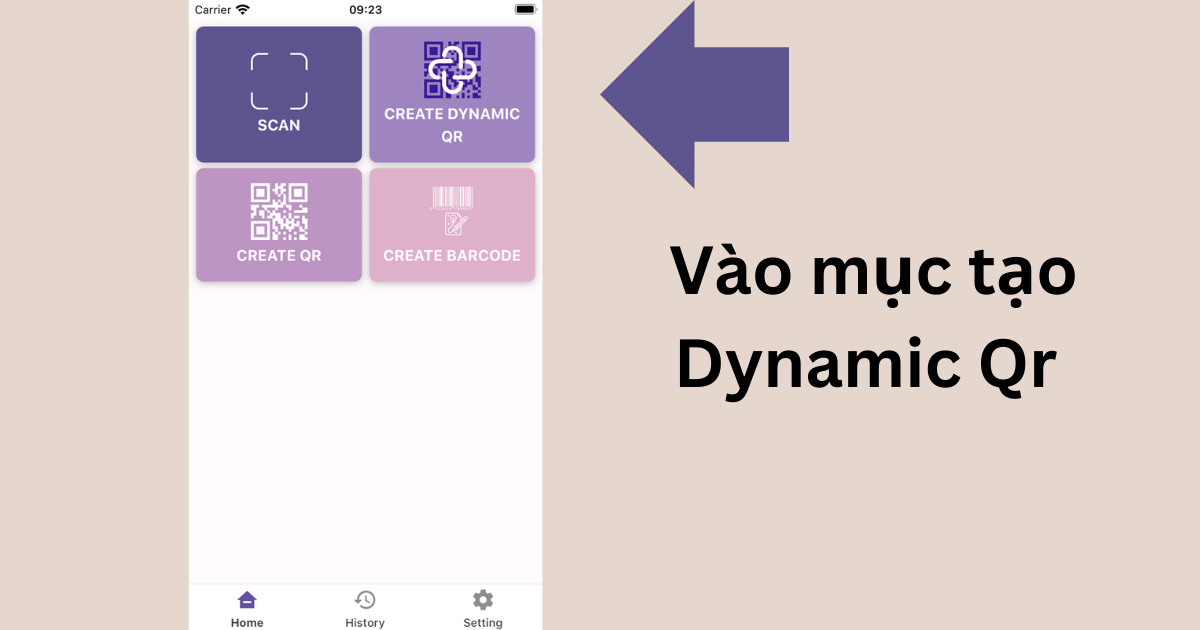 Hướng dẫn tạo qrdy động 