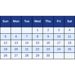 Calendar one click result
