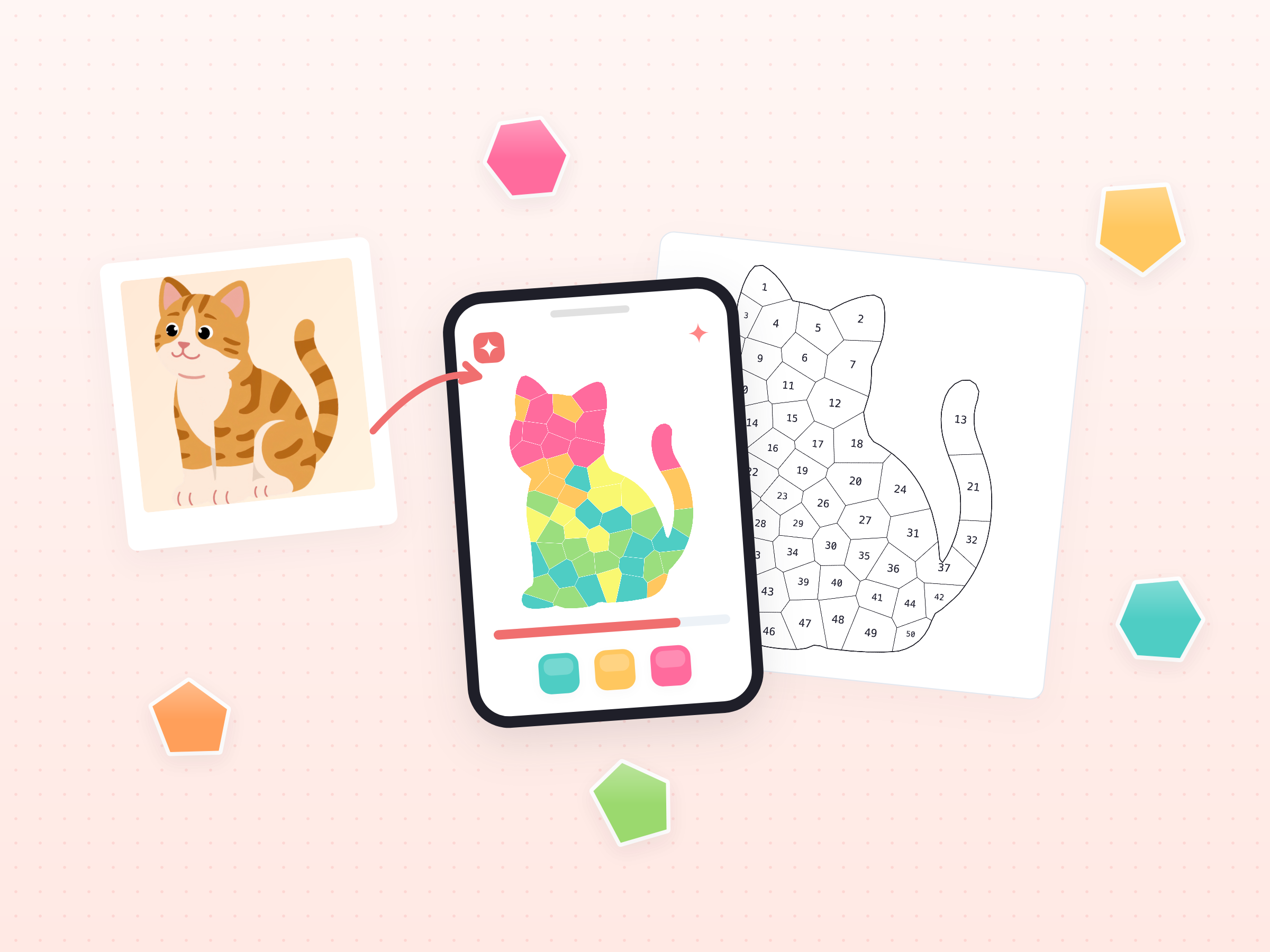 Qrdy Craft mosaic sticker game demo